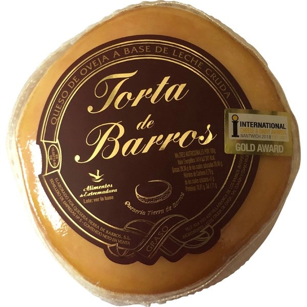 Buy Torta de barros cheese made with raw sheep's milk piece 430 g · TIERRA  DE BARROS · Supermercado El Corte Inglés