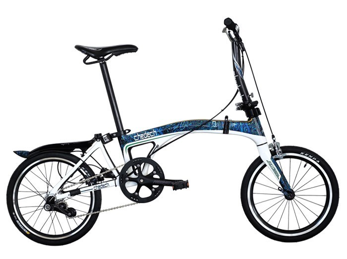 Carbon Folding Bike - chedech (blue) - Chedech Bike shop